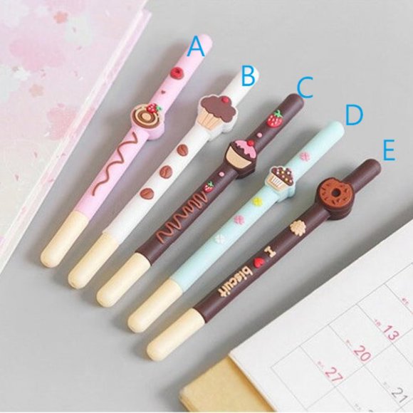 Yummy Biscuit Gel Pen - 2pcs - Picture 9 of 9